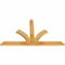 Ekena Millwork Richland Rough Sawn Timber Gable Bracket, Western Red Cedar, 60"W x 35"H x 2"D x 4"F, 14/12 Pitch GBW060X35X0204RIC00RWR - alternate 3